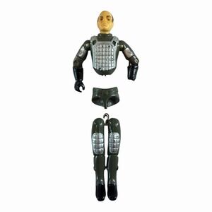 1983 Vintage GI Joe Cobra Grand Slam Silver Pads JUMP Swivel Arm Figure